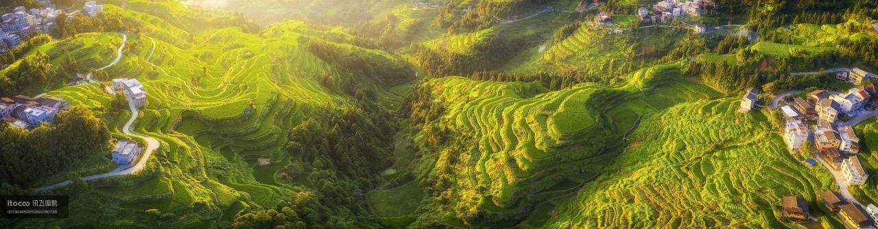 自然风光,森林,江河
