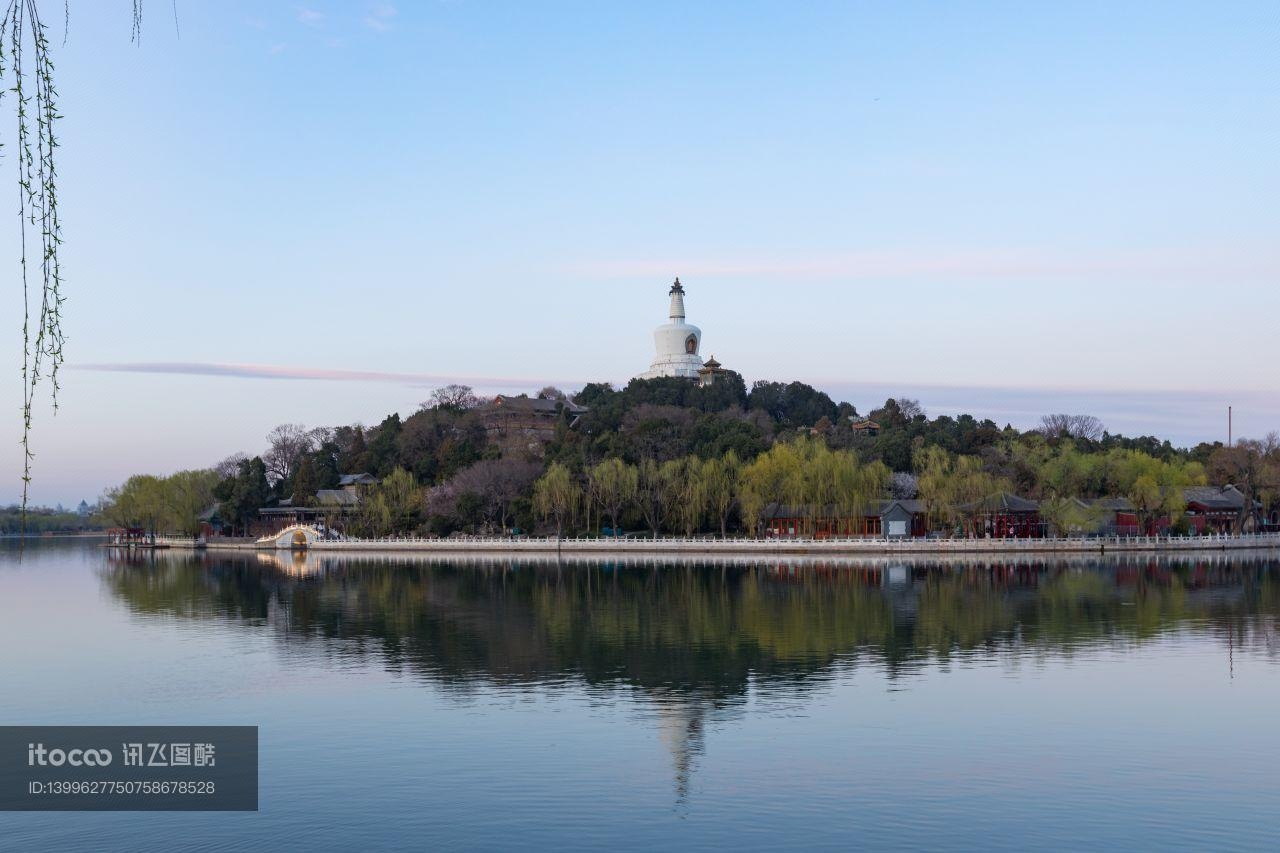 自然风光,湖泊,北海