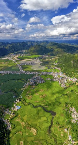 平原,航拍,自然风光,山川,树木