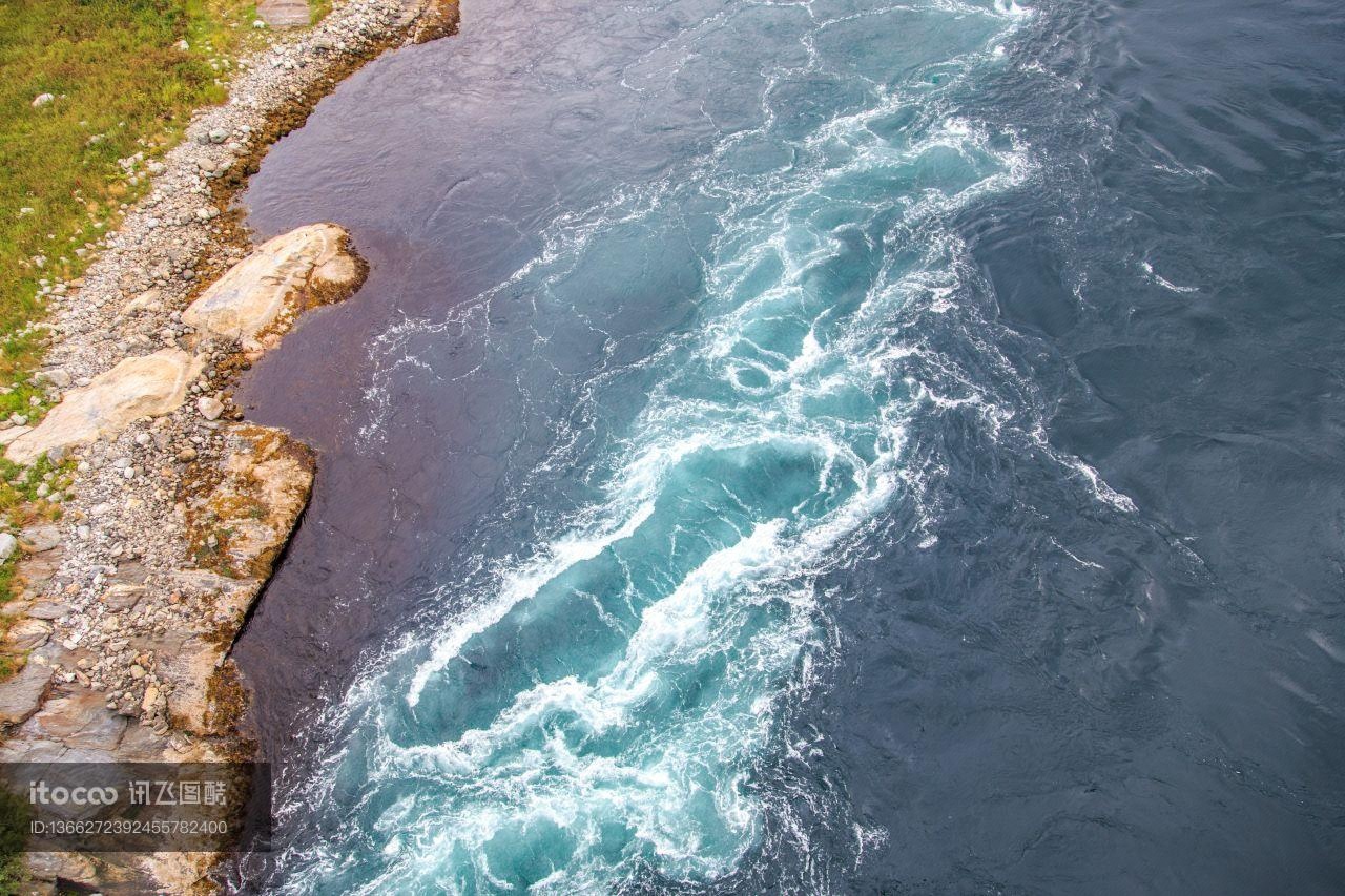 自然风光,浪,江河