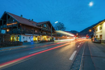 德国,建筑,公路,道路,街道,建筑夜景,慕尼黑,夜晚,全景,国外,城镇