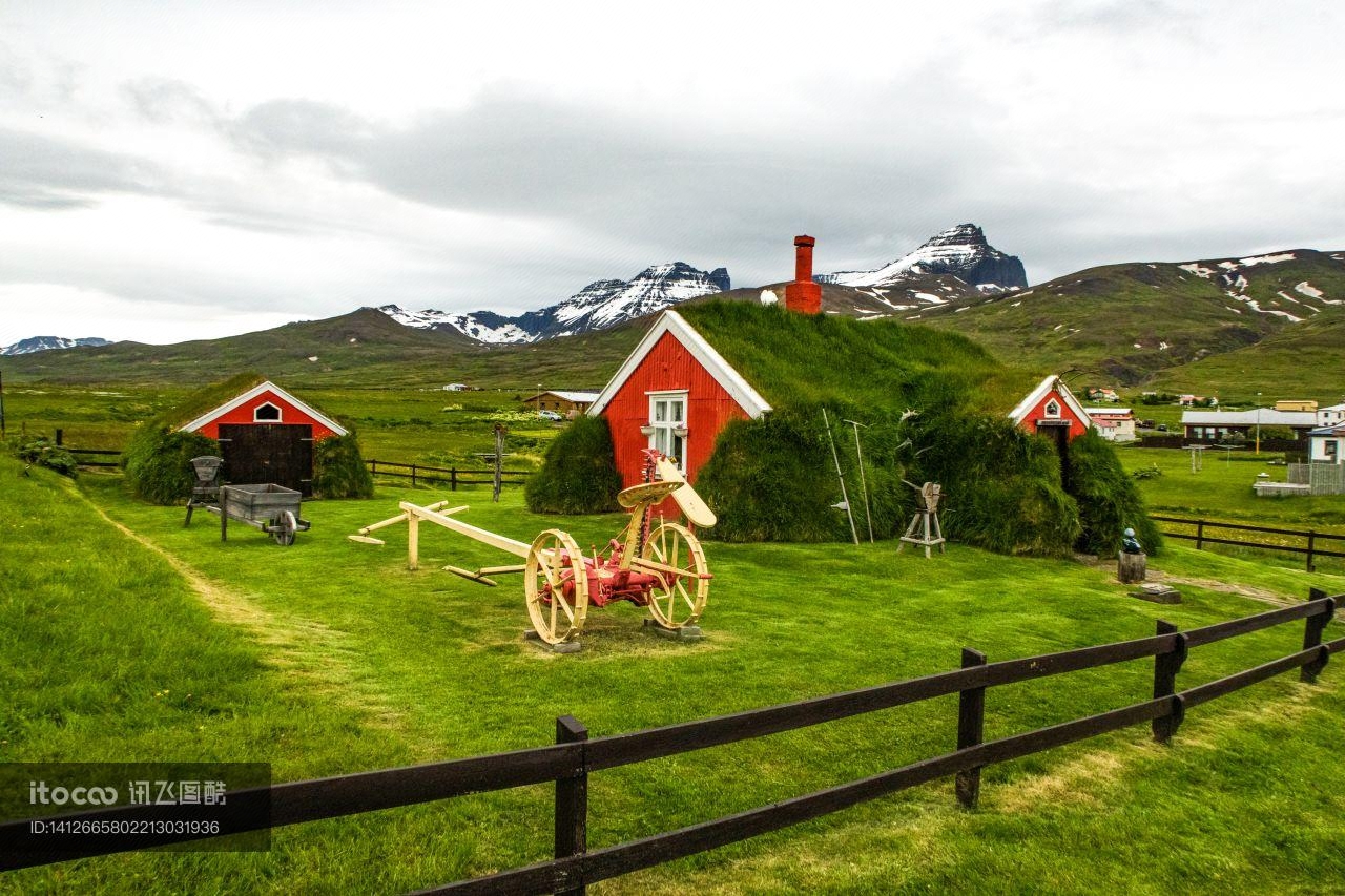 自然风景,冰岛环岛,草原
