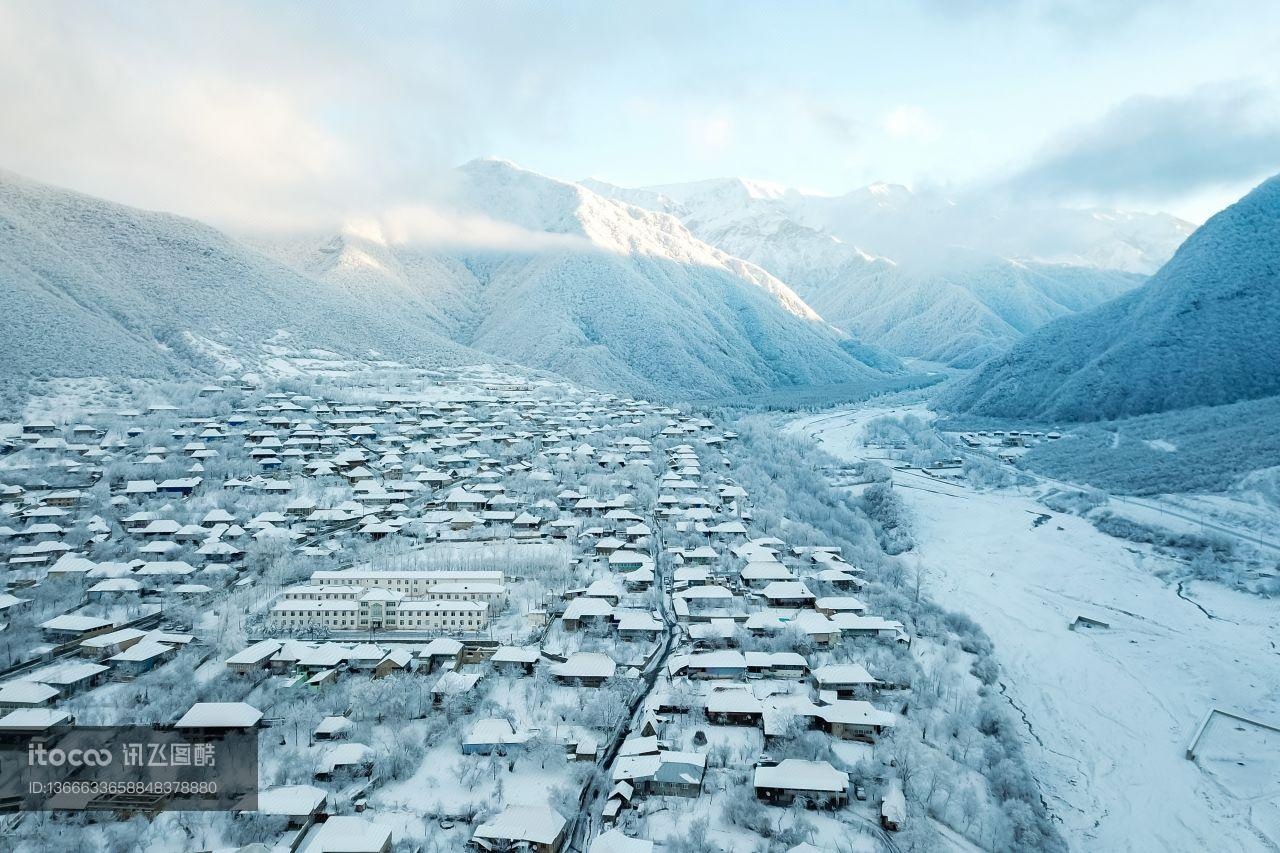 雪山,冰雪,自然风光