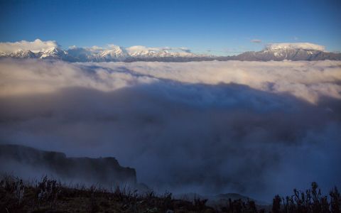 天空,自然风光,山峦,气候气象,云雾