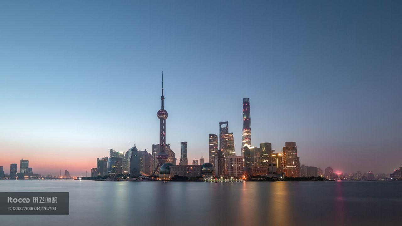 城镇,上海,都市