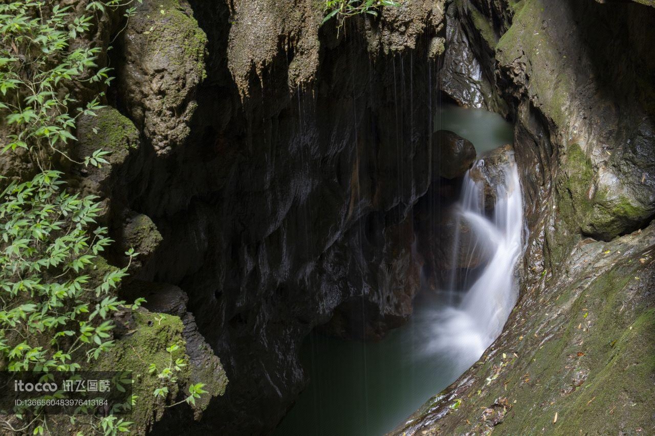 中国,龙水峡地缝,重庆