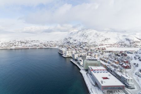 山川,雪,城镇,建筑,海洋,自然风光,天空