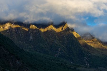 山川,天空,川西,中国,四川,自然风光,白云