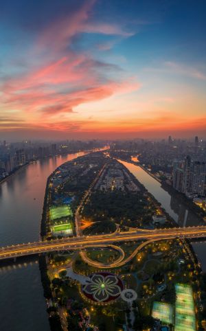 建筑,城镇,天空,江河,桥,都市夜景,自然风光