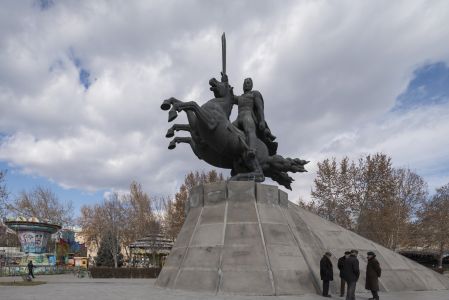 雕像,景点,白云,城镇