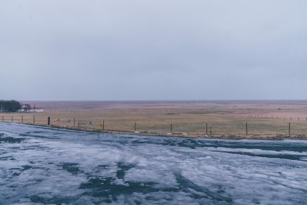 海洋,草原,冰雪,自然风光,全景,天空