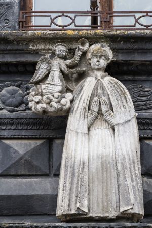 雕像,雕塑,城镇,建筑,历史古迹,乌克兰,国外