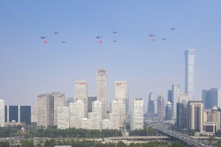 城镇,飞机,喷气机,国庆节,北京,都市,建筑,天空