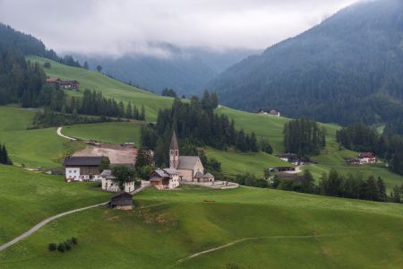 草原,山川,青草,自然风光,植物,俯瞰,建筑,树木