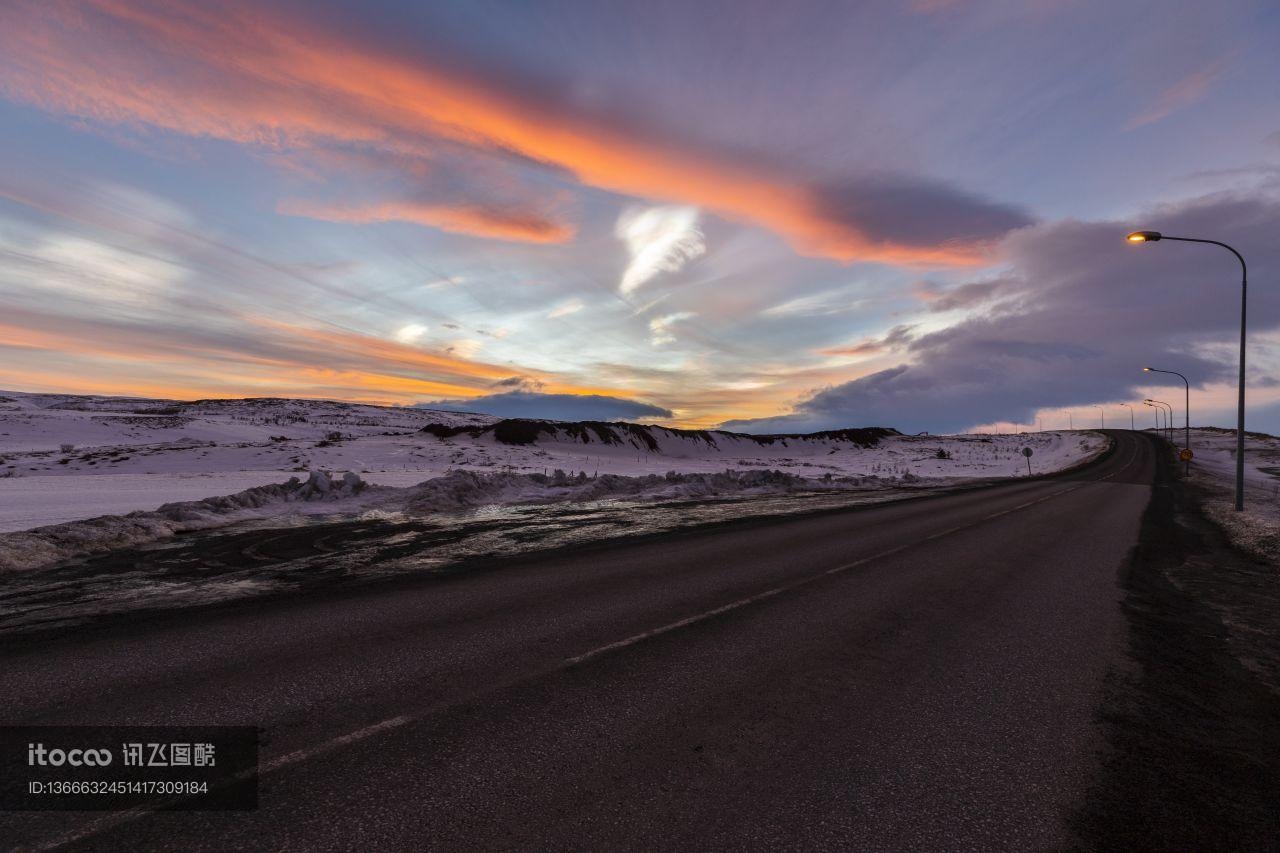 冰岛,胡萨维克,自然风光