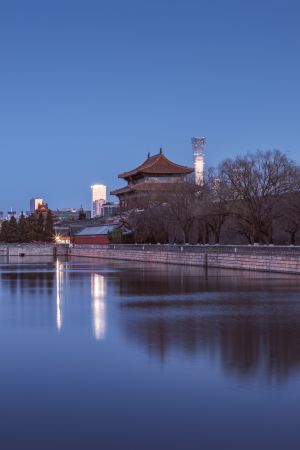 建筑,故宫,故宫角楼,传统建筑,历史古迹,中国,北京,城镇