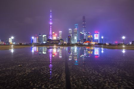 建筑,建筑夜景,都市夜景,上海外滩,夜景照明,生活工作