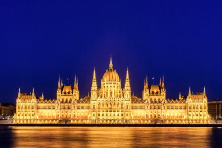 建筑,建筑夜景,都市夜景,宫殿,国外,城镇,天空,匈牙利,布达佩斯