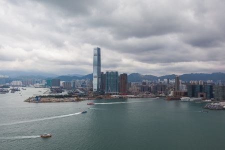 城镇,香港,海洋,都市,建筑,天空