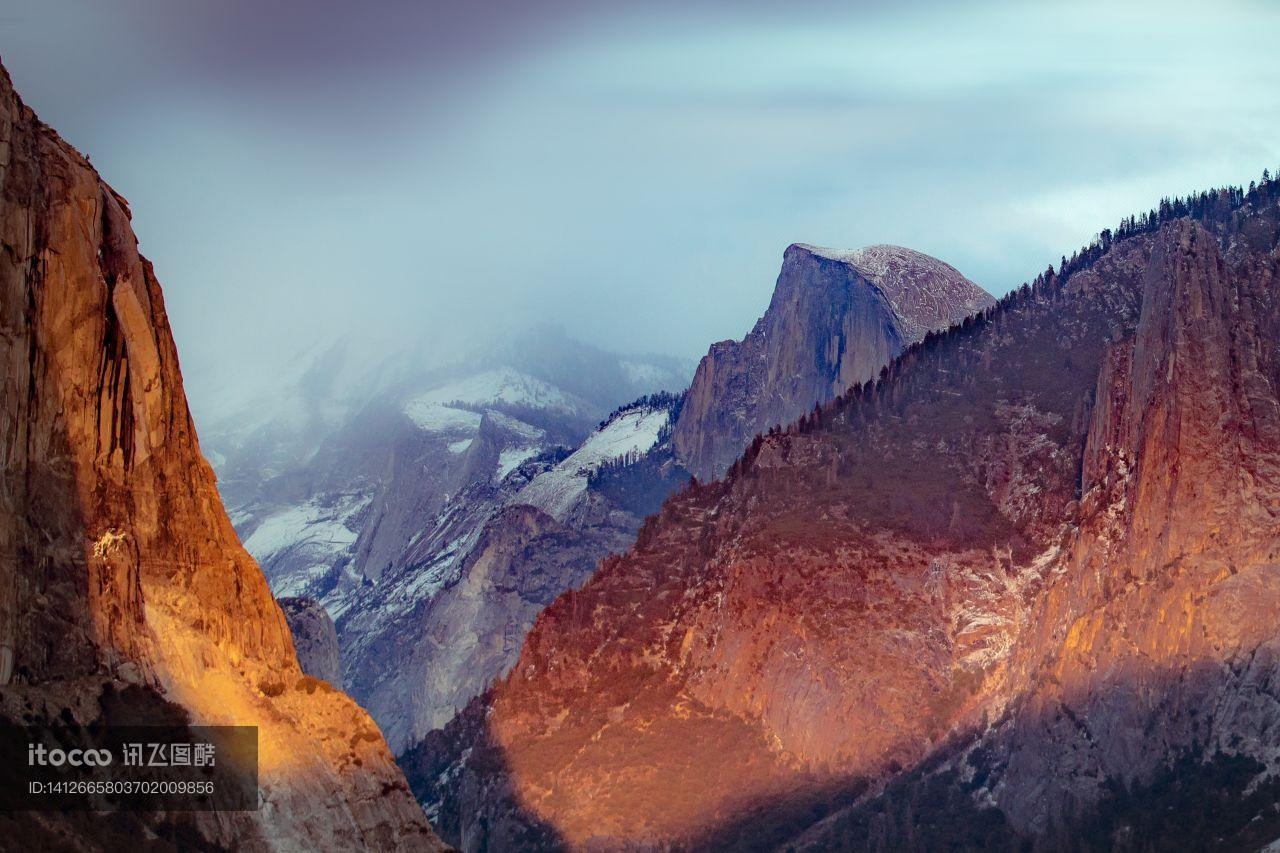 山峦,自然风景,风景