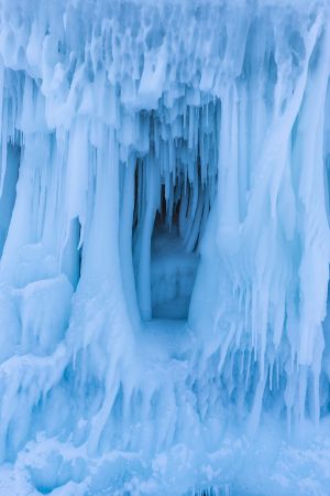 冰雪,自然风光,雪山,雪,国外,洞穴溶洞,俄罗斯