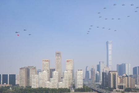 城镇,飞机,喷气机,国庆节,北京,都市,建筑,天空