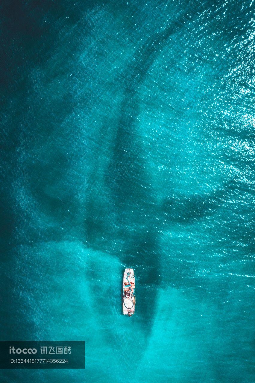 自然风光,俯瞰,海洋