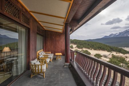 城镇,建筑,丽江,丽江金茂璞修雪山酒店,中国,云南