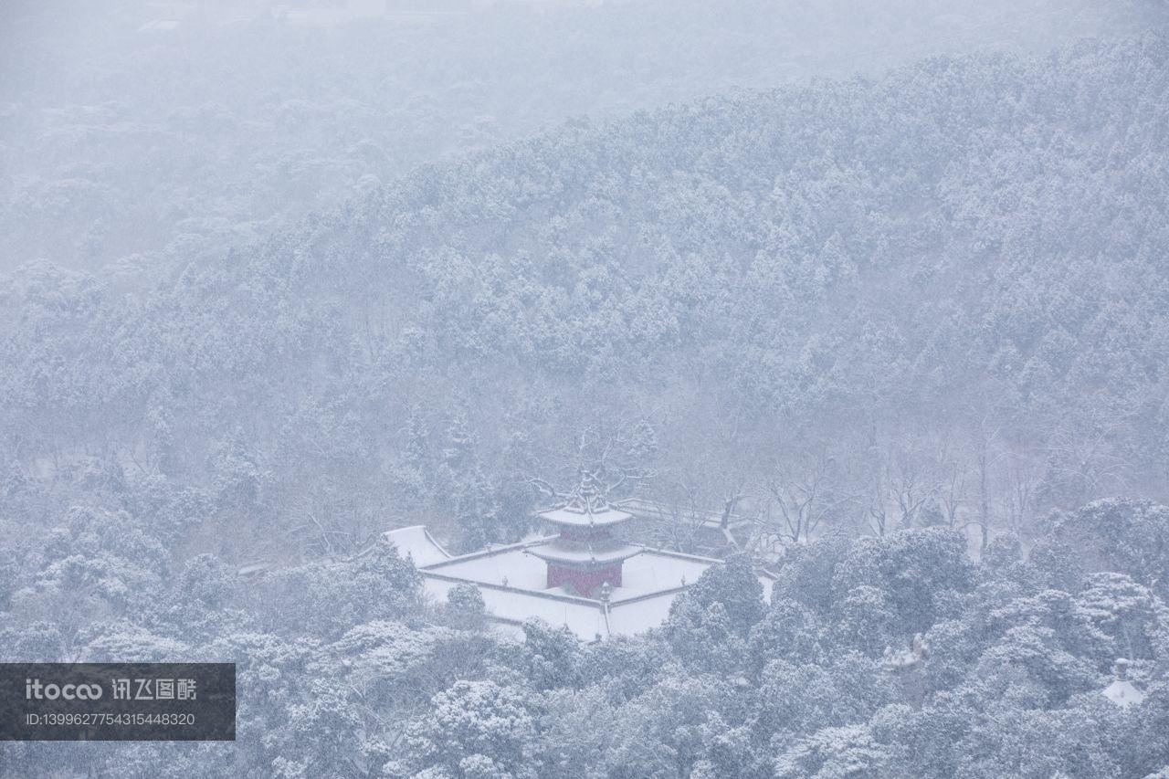 冬天,俯瞰,中国