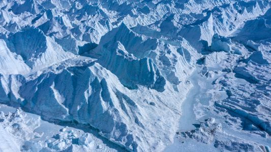 自然风光,雪山,山峦,冰雪,航拍
