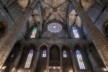 教堂,城镇,国外,建筑,宗教文化,历史古迹,西班牙