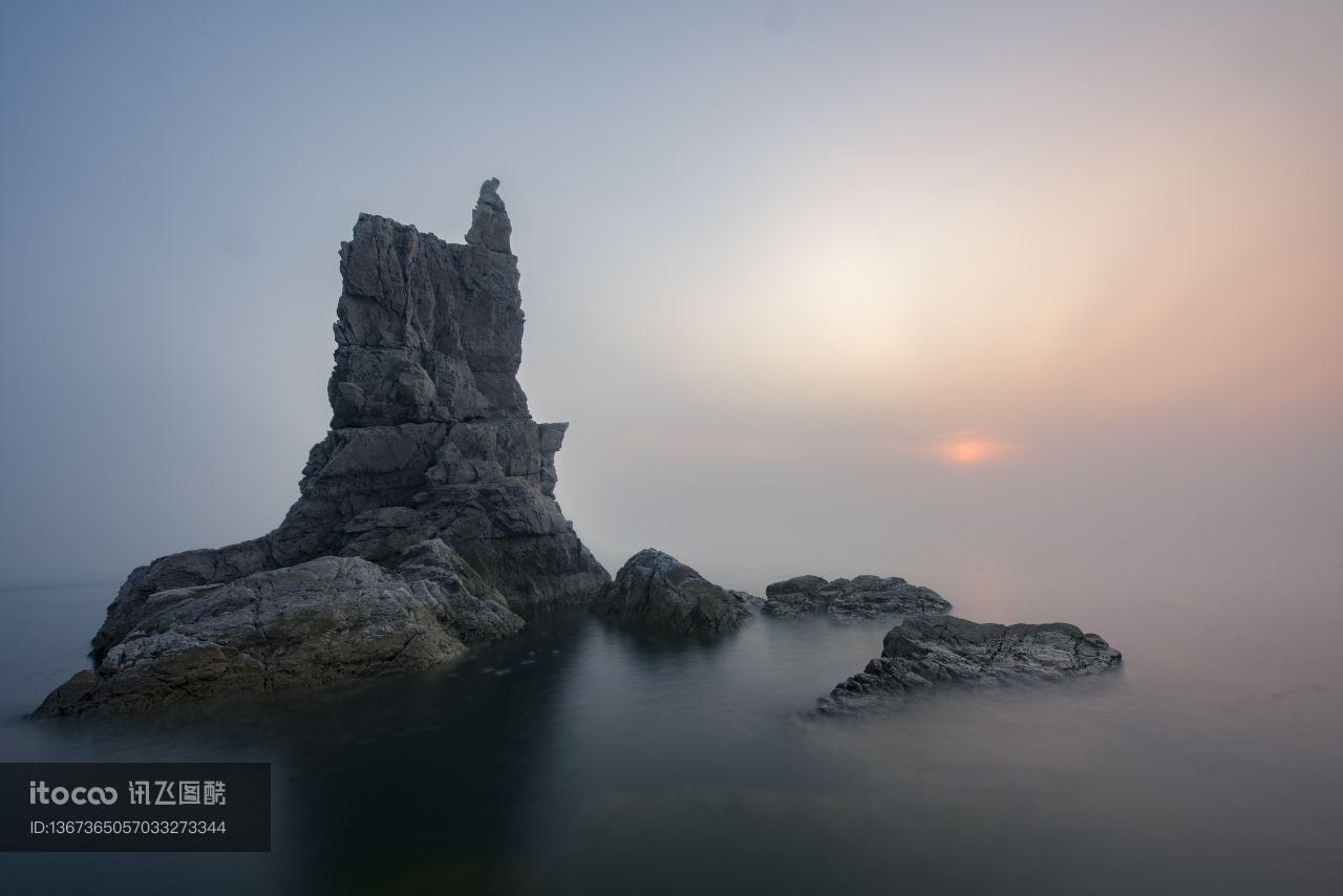 自然风光,山川,白云