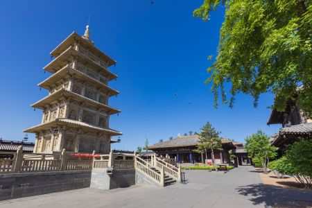 建筑,大同,中国,山西,城镇,天空,特写,道路,植物,树木