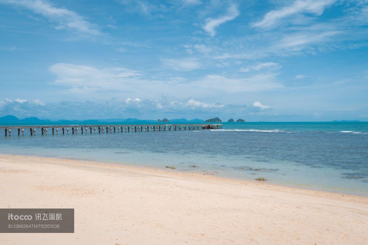 海洋,天空,海岸线