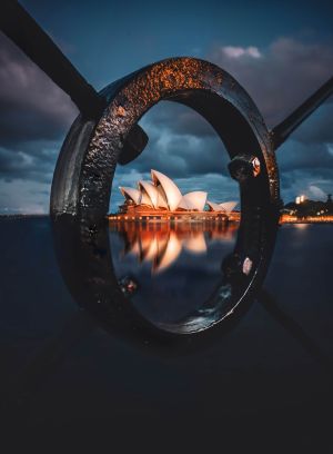悉尼歌剧院,夜景摄影,城镇,建筑,澳大利亚,夜晚