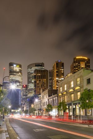城市夜景,夜景摄影,都市夜景,建筑夜景,城镇,都市,建筑,夜晚,国外,澳大利亚,悉尼