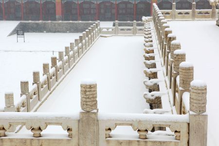 北京,冬天,雪,故宫,建筑,城镇,历史古迹,景点