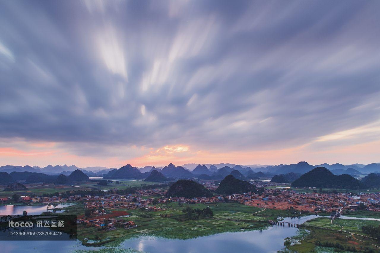 自然风光,天空,山川