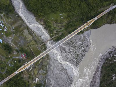 道路,俯瞰,自然风光,森林,中国,西藏,江河