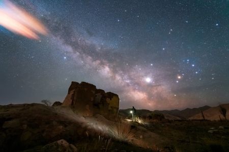天空,星星,星空,自然风光,夜晚,岩石