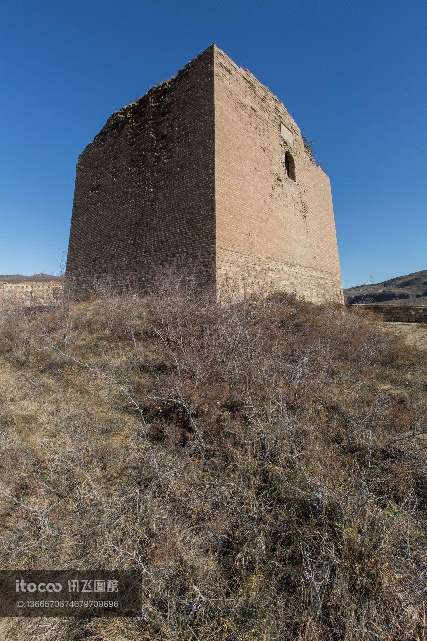 黄土高原,建筑,城镇