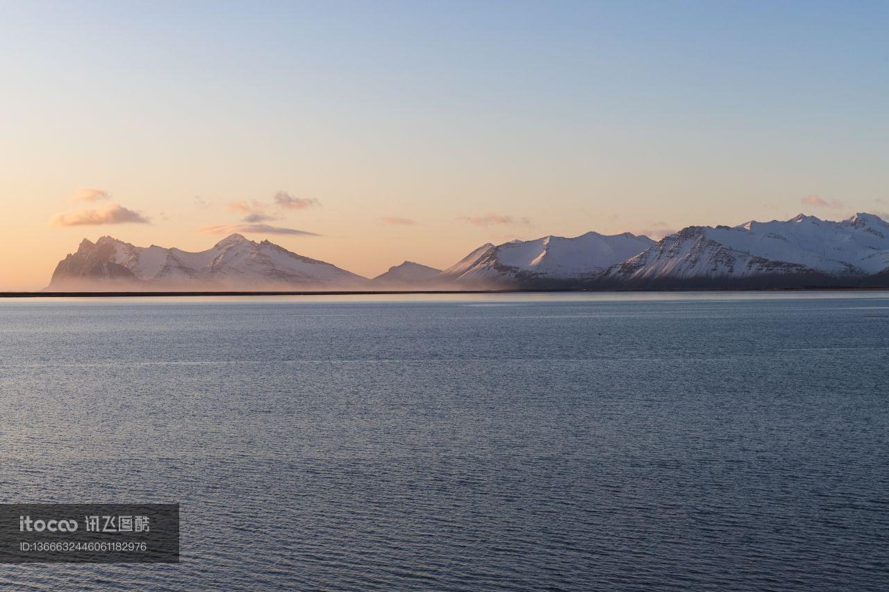冰岛,东部海岸线,自然风光