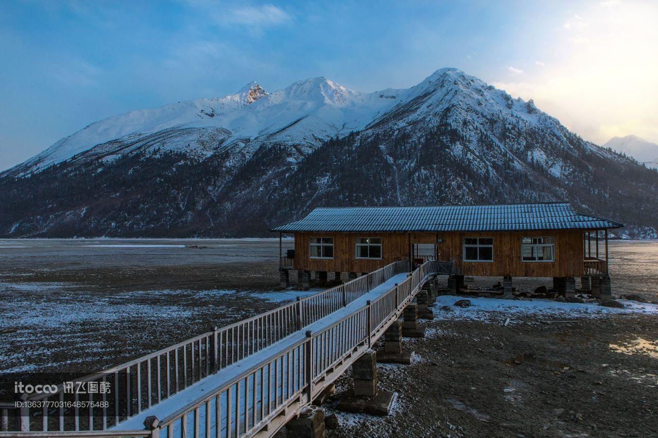 自然风光,雪山,山川