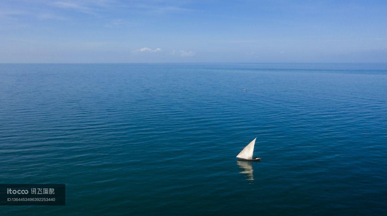 海洋,自然风光,帆船