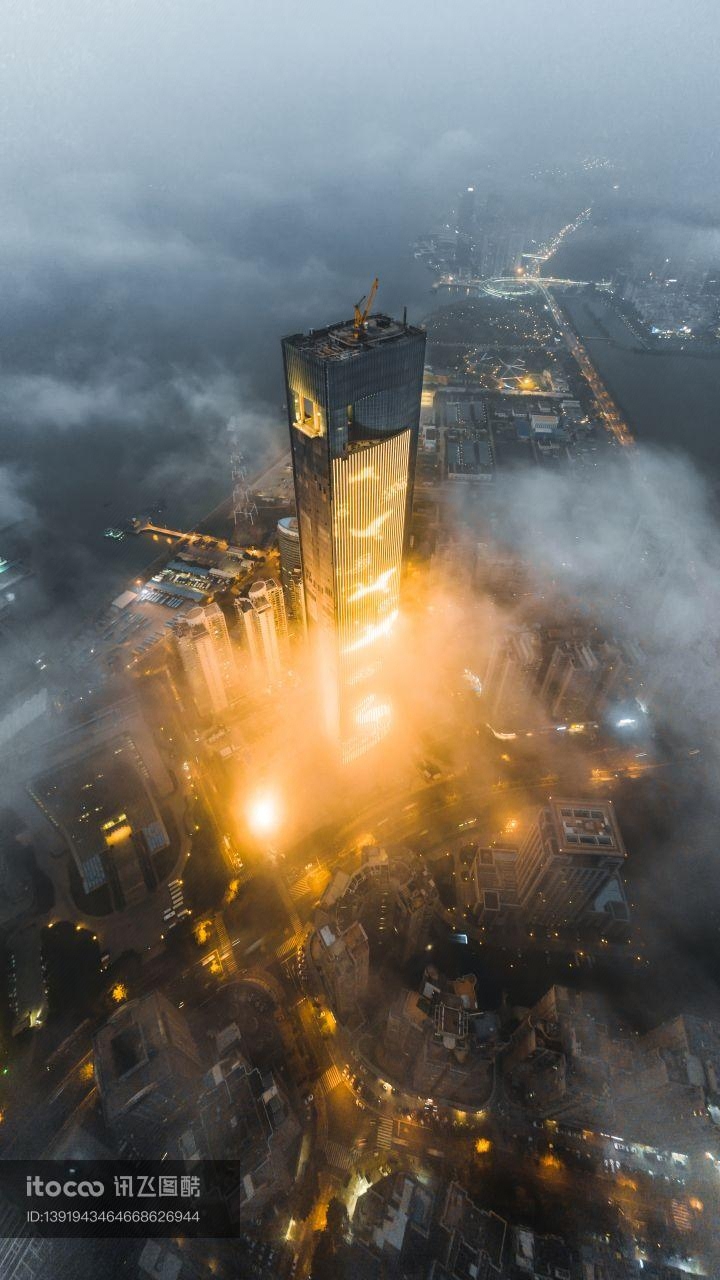 建筑,建筑夜景,都市夜景