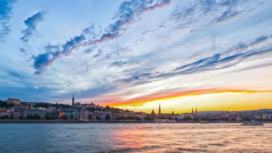 天空,自然风光,海洋,建筑,日落