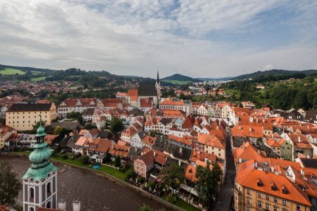 建筑,城镇,天空,白云,村镇,国外,捷克