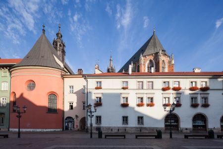 建筑,现代建筑,波兰,克拉科夫,城镇,特写,国外,天空,自然风光