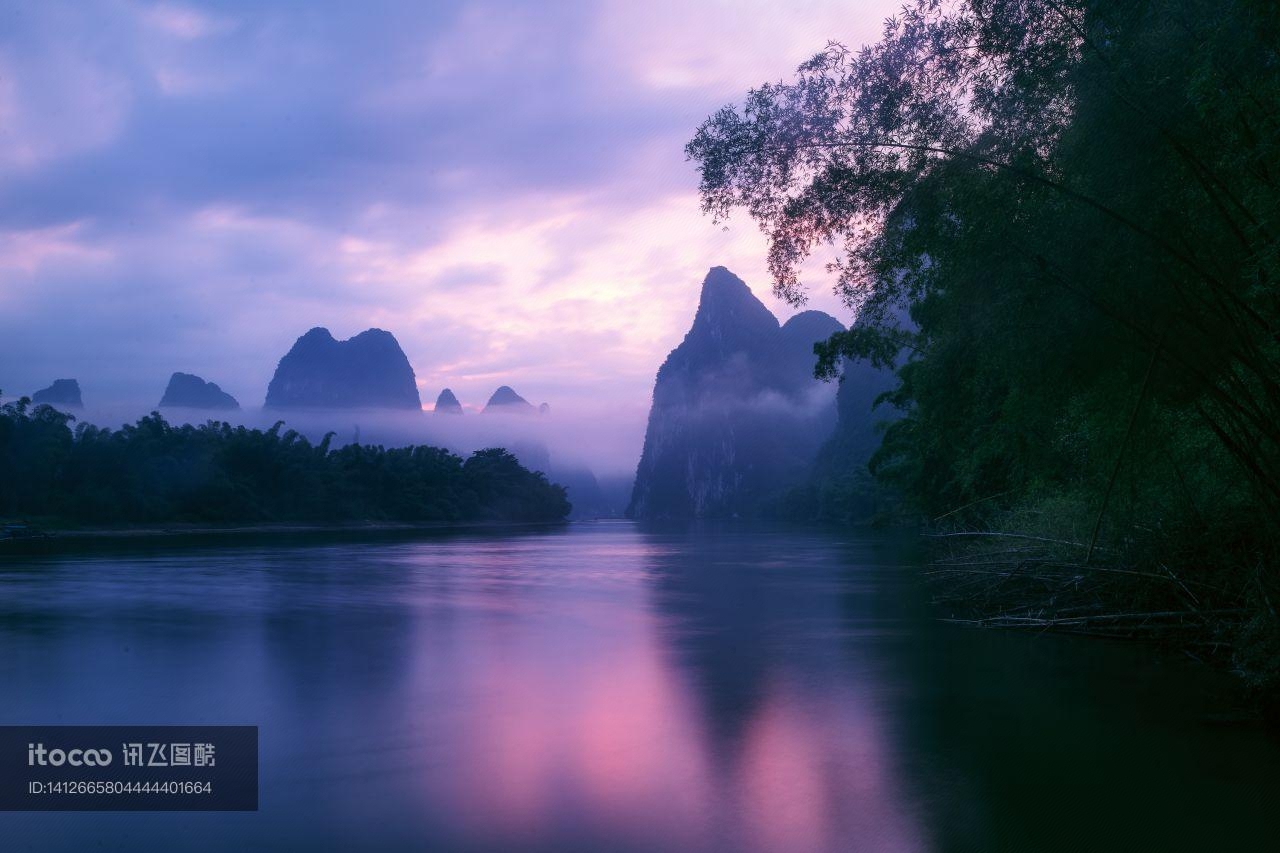 江河,自然风景,自然风光