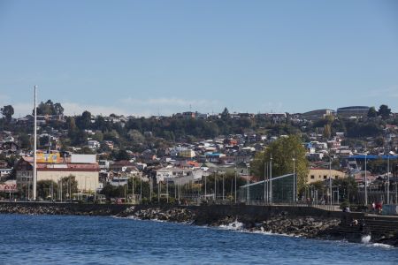 海洋,现代建筑,港口码头,建筑,国外,城镇,江河,智利,蒙特港Puerto Montt